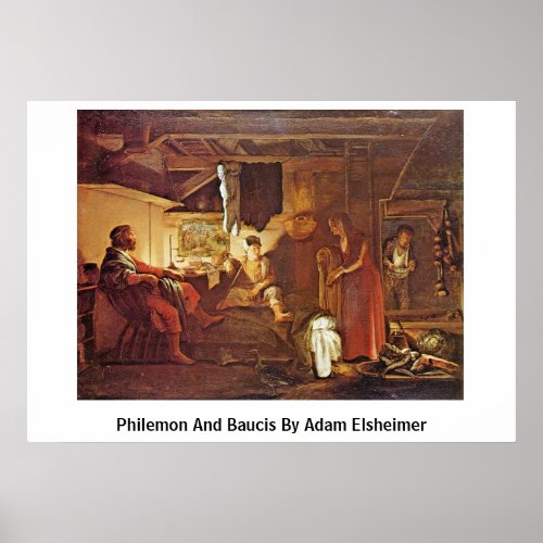 Philemon And Baucis By Adam Elsheimer Print