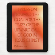 Philipians 3:14 mouse pads
