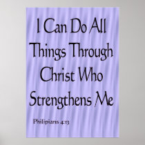 Philipians 4:13 posters