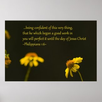 Philippians 1:6 poster