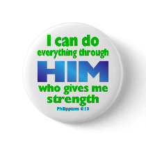 PHILIPPIANS 4 13 buttons by InspiredByHim PHILIPPIANS 4 13 buttons