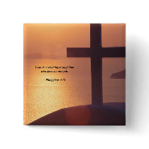PHILIPPIANS 4:13 PINBACK BUTTONS