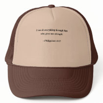 PHILIPPIANS 4:13 MESH HATS