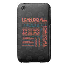 Philippians 4:13 iPhone 3G/3GS Case iPhone 3 Case