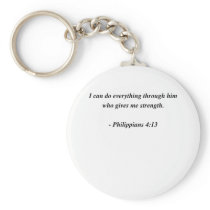 PHILIPPIANS 4:13 KEYCHAINS