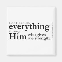 Philippians 4:13 magnet