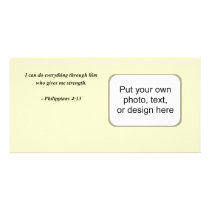 PHILIPPIANS 4:13 PHOTO CARD TEMPLATE