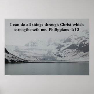 Philippians 4:13 poster print