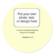 PHILIPPIANS 4:13 STICKER