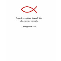 PHILIPPIANS 4:13 TSHIRT