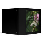 Philippians 4:5 Butterfly Flowers binders