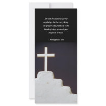 PHILIPPIANS 4:6 Bible Verse Rack Card Template