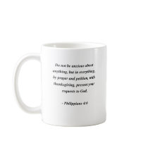 PHILIPPIANS 4:6 MUGS