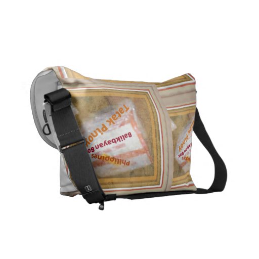 Philippine Balikbayan Box Design Messenger Bag Zazzle
