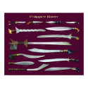 Philippine Blades 1/4 scale posters by tempera70 Philippine Blades 1/4 scale posters
