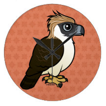 Philippine Eagle Round Wall Clock