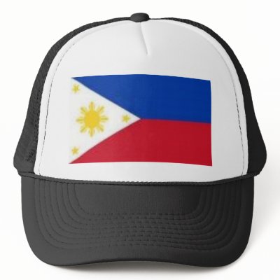 Philippine Flag Trucker Hat by pinoystore Philippine Flag