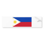 Philippine Flag, Philippine Islands National Flag Bumper Sticker