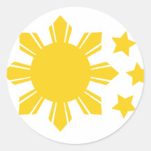 Philippine Flag - Proud to be Pinoy! Stickers