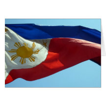 philippine flag waving cards