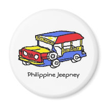 Philippine Jeepney Magnet by radcollection Philippine Jeepney Magnet