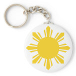 Philippine Sun, Pinoy Sun, Filipino Sun Keychains