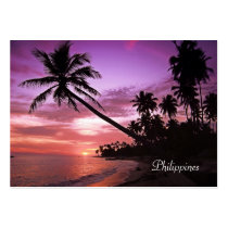 Philippine Sunset Scenery Pocket Calendar 2010 business cards