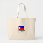 Philippines Angeles Mission Tote Canvas Bags