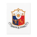 Philippines Coat of Arms postcards by FlagTshirts Philippines Coat of Arms postcards
