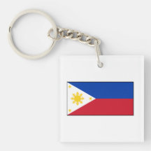 Philippines – Filipino Flag Acrylic Key Chain