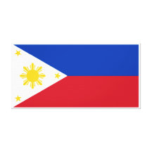 Philippines – Filipino Flag Gallery Wrapped Canvas