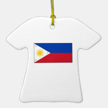 Philippines – Filipino Flag Christmas Tree Ornaments