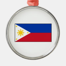 Philippines – Filipino Flag Christmas Tree Ornament