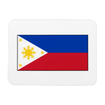 Philippines – Filipino Flag Rectangle Magnets