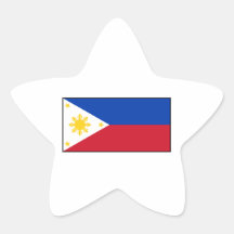 Philippines – Filipino Flag Star Stickers
