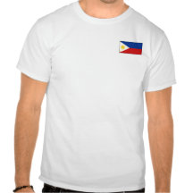 Philippines Flag and Map T-Shirt