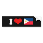Philippines Flag Bumper Sticker