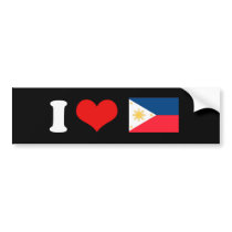 Philippines Flag bumper stickers