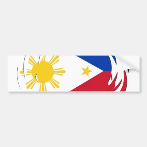 Philippines Flag Bumper Sticker Zazzle
