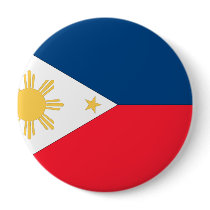 Philippines Flag buttons by flagshirts Philippines Flag buttons