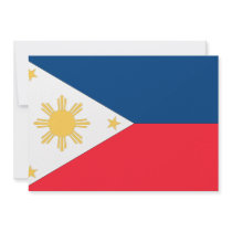 Philippines Flag Personalized Announcement