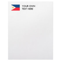 Philippines Flag letterhead by flagshirts Philippines Flag letterhead
