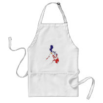 Philippines flag map aprons