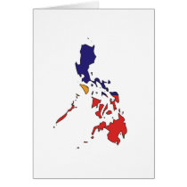 Philippines flag map cards