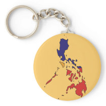 Philippines flag map key chains