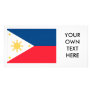 Philippines Flag Custom Photo Card