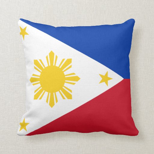 Philippines Flag pillow Zazzle