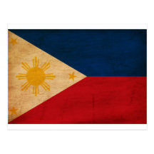 Philippines Flag Post Card