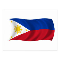 Philippines Flag postcards
