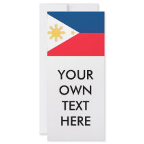 Philippines Flag rack cards by flagshirts Philippines Flag rack cards